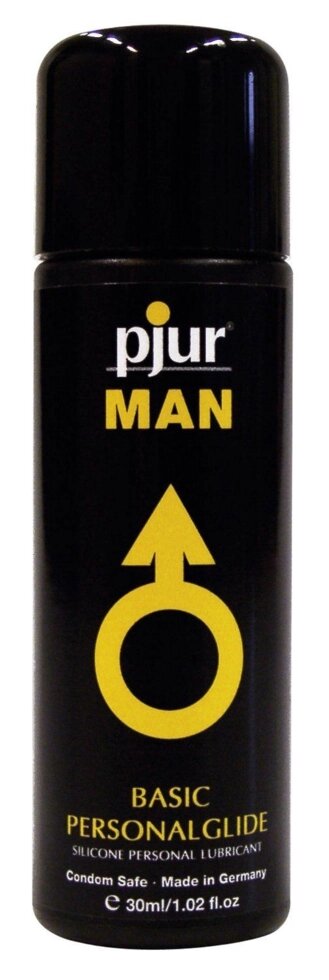 Лубрикант на силіконовій основі pjur MAN Basic personal glide 30 мл з делікатним доглядом за шкірою від компанії Інтернет магазин Персик - фото 1