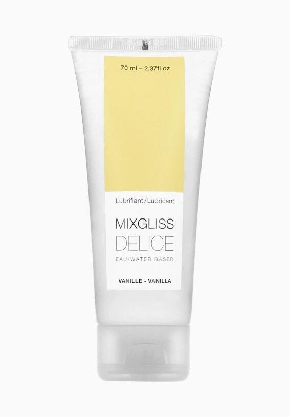 Лубрикант на водній основі MixGliss DELICE VANILLA (70 мл) Ваніль від компанії Інтернет магазин Персик - фото 1