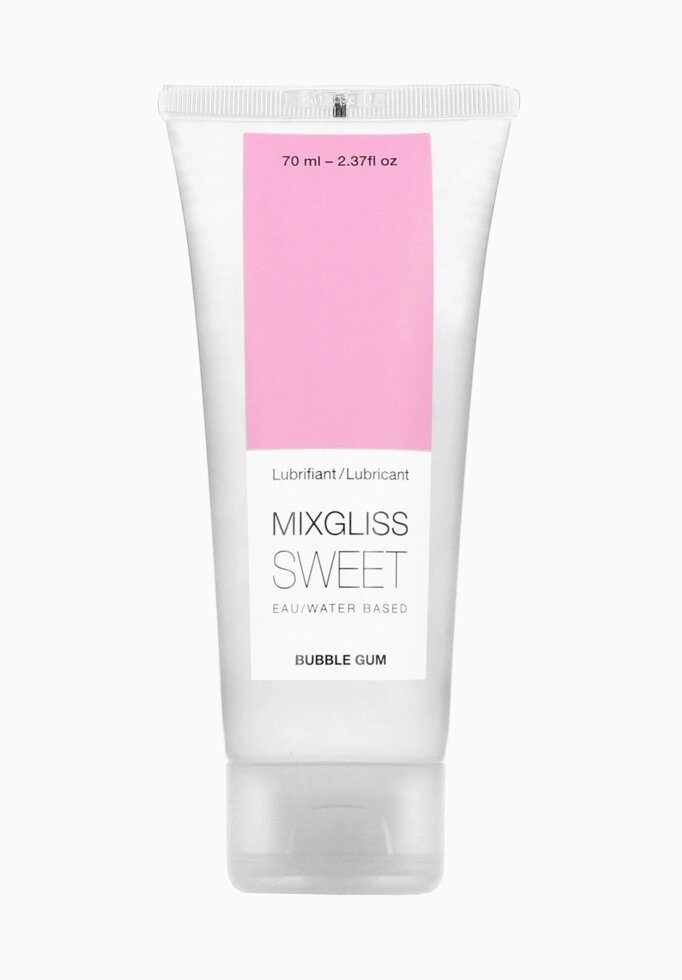 Лубрикант на водній основі MixGliss SWEET BUBBLE GUM (70 мл) від компанії Інтернет магазин Персик - фото 1