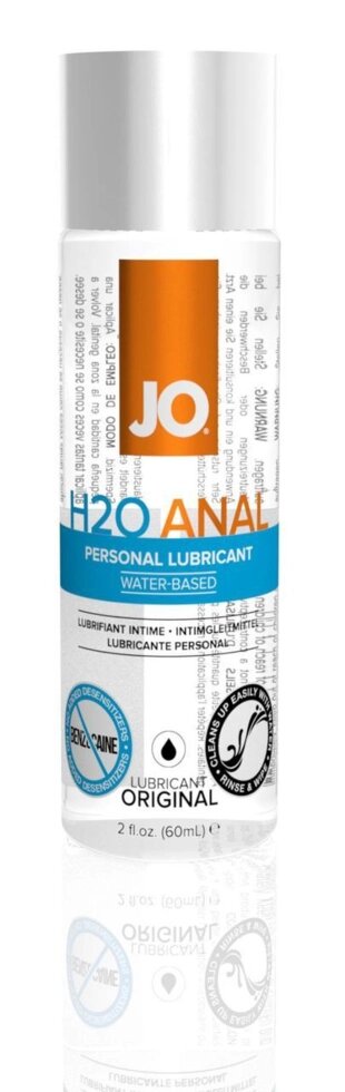 Лубрикант на водній основі System JO ANAL H2O ORIGINAL 60 мл від компанії Інтернет магазин Персик - фото 1