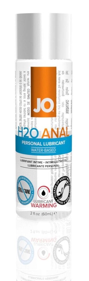 Лубрикант на водній основі System JO ANAL H2O WARMING 60 мл від компанії Інтернет магазин Персик - фото 1