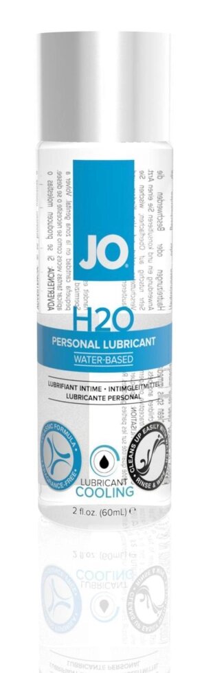 Лубрикант на водній основі System JO H2O - COOLING (60 мл) від компанії Інтернет магазин Персик - фото 1