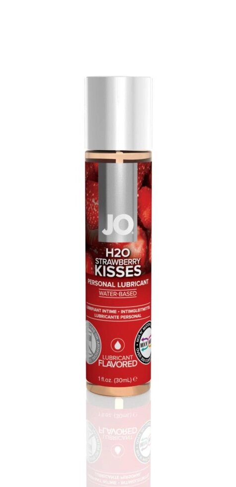Лубрикант на водній основі System JO H2O STRAWBERRY KISS 30 мл від компанії Інтернет магазин Персик - фото 1