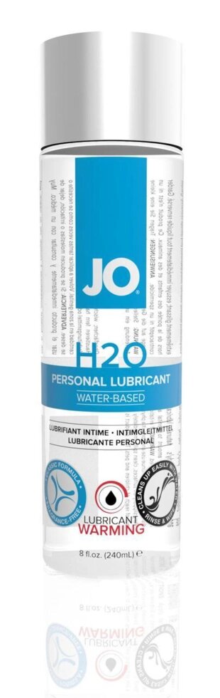 Лубрикант на водній основі System JO H2O - WARMING (240 мл) від компанії Інтернет магазин Персик - фото 1