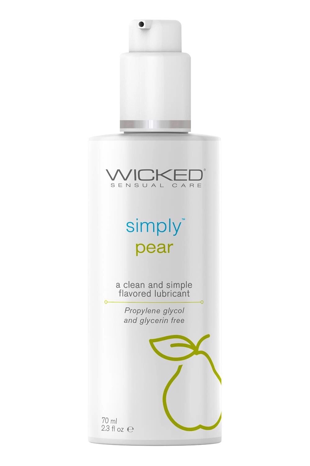 Лубрикант Wicked Sensual Care на водній основі з ароматом та смаком Груші 70 ML від компанії Інтернет магазин Персик - фото 1