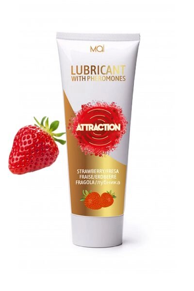 Лубрикант з феромонами MAI LUBRICANT STRAWBERRY 75 ML від компанії Інтернет магазин Персик - фото 1