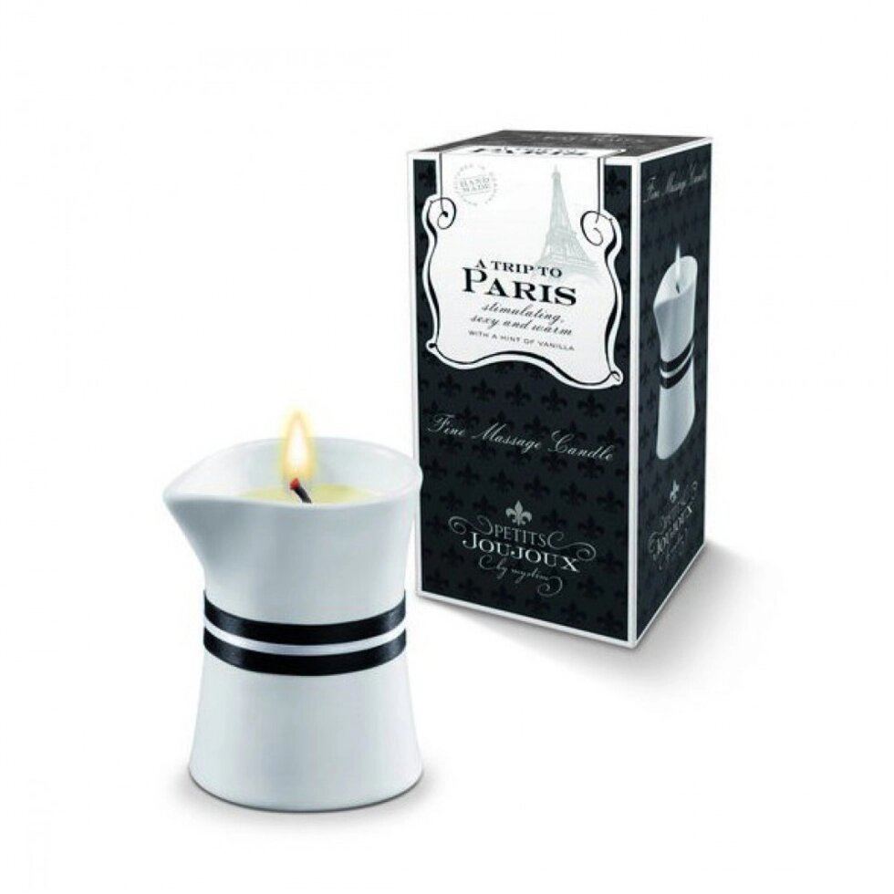 Масаж свічок містить "Подорож до Парижа", 120 грам від компанії Інтернет магазин Персик - фото 1