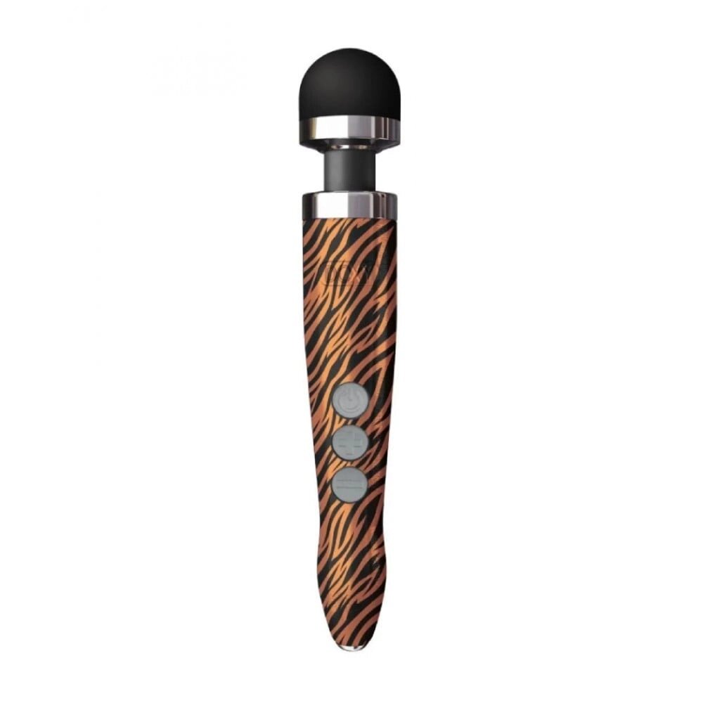 Масажер-мікрофон Doxy Die Cast 3R Wand Vibrator Tiger, тигровий від компанії Інтернет магазин Персик - фото 1
