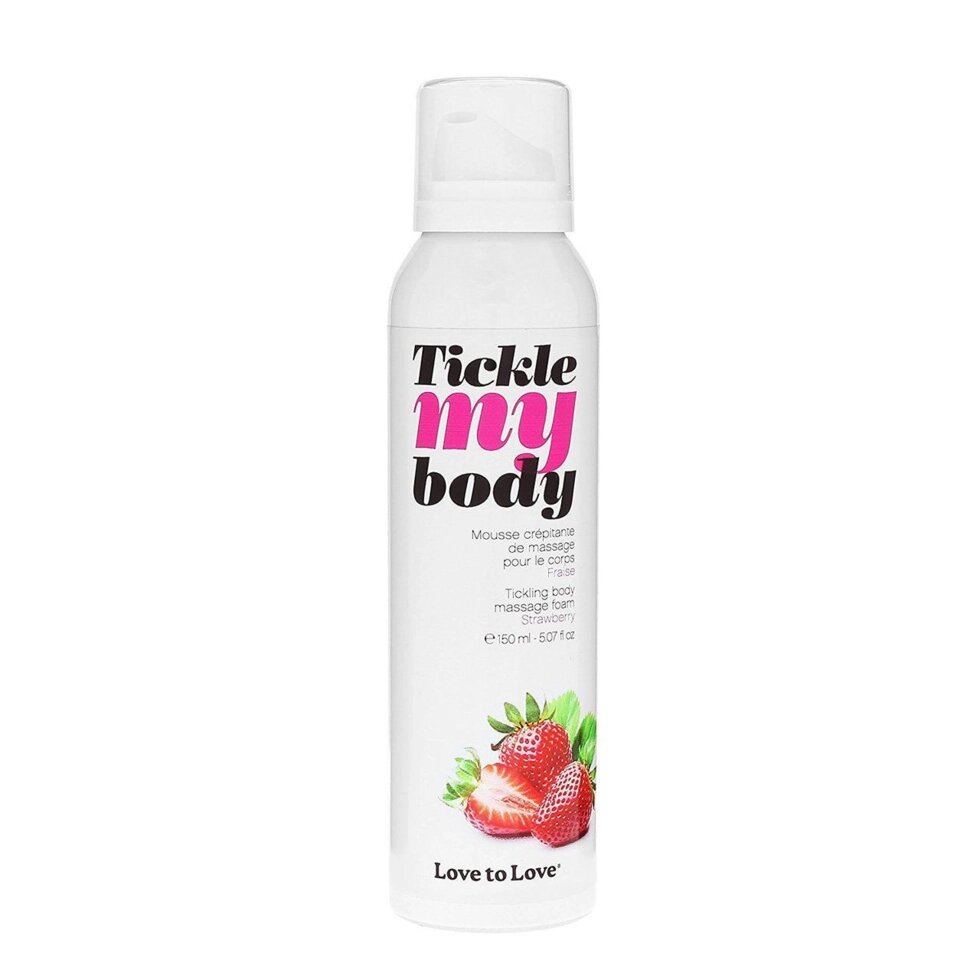 Масажна піна Love To Love TICKLE MY BODY Strawberry (150 мл) від компанії Інтернет магазин Персик - фото 1