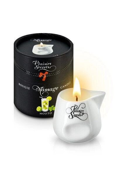 Масажна свічка Plaisirs Secrets Mojito (80 мл) від компанії Інтернет магазин Персик - фото 1