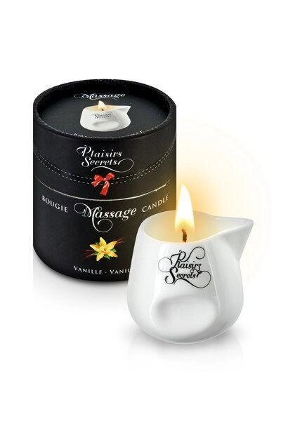 Масажна свічка Plaisirs Secrets Vanilla (80 мл) від компанії Інтернет магазин Персик - фото 1