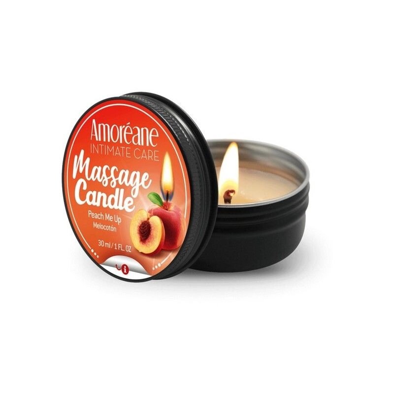 Масажна свічка "Спокусливий персик" Amoreane Peach Me Up (30 мл) від компанії Інтернет магазин Персик - фото 1