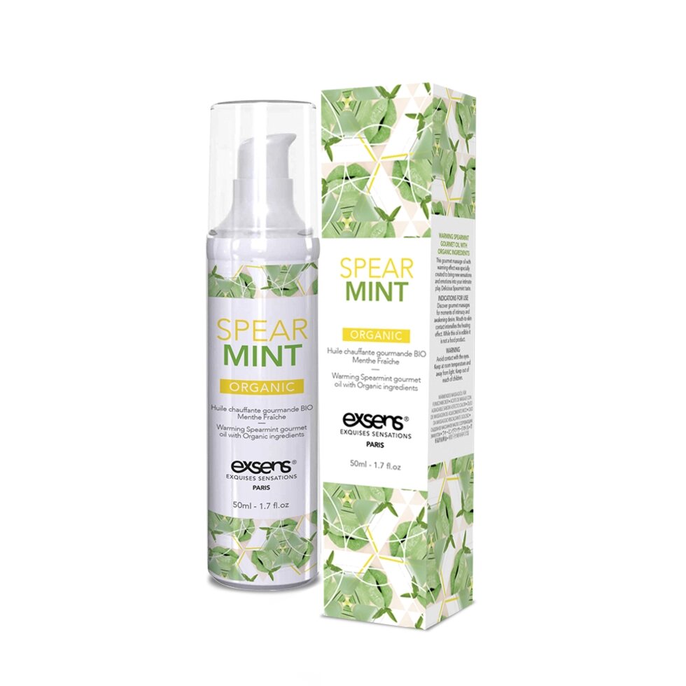 Масажне масло EXSENS Organic Spear Mint 50мл від компанії Інтернет магазин Персик - фото 1