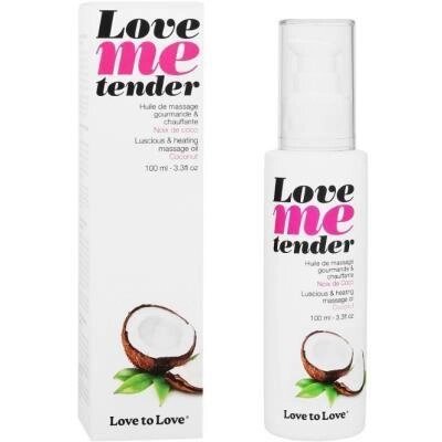 Масажне масло Love To Love LOVE ME TENDER Noix De Coco (100 мл) від компанії Інтернет магазин Персик - фото 1