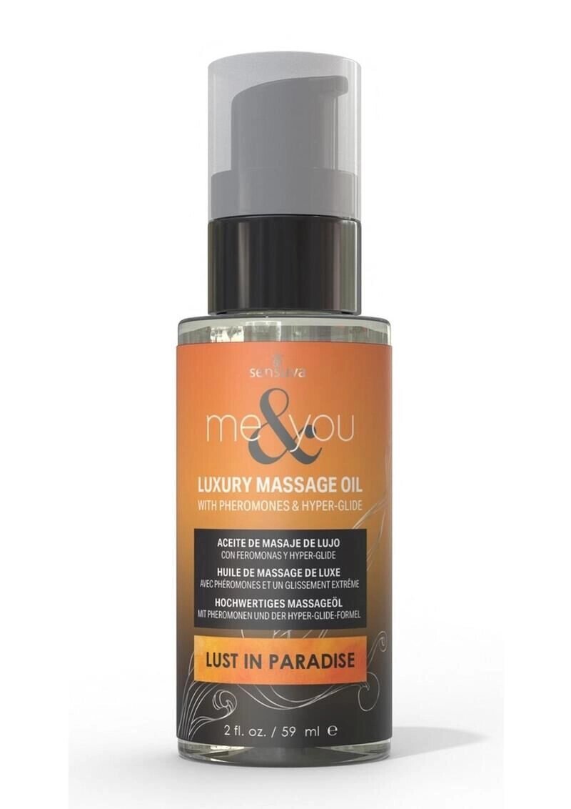 Масажне масло Sensuva Me&You - Lust in Paradise (Lemon, Ginger, Orange, Vanilla & Sugar) 59 мл від компанії Інтернет магазин Персик - фото 1