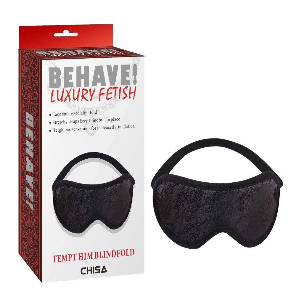 Маска Chisa Behave Luxury Fetish Tempt him blindfold від компанії Інтернет магазин Персик - фото 1