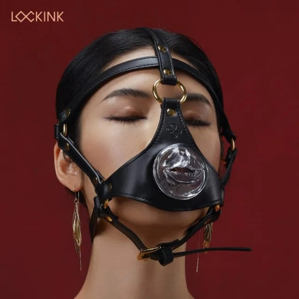 Маска для мінету Lockink Чорна від компанії Інтернет магазин Персик - фото 1