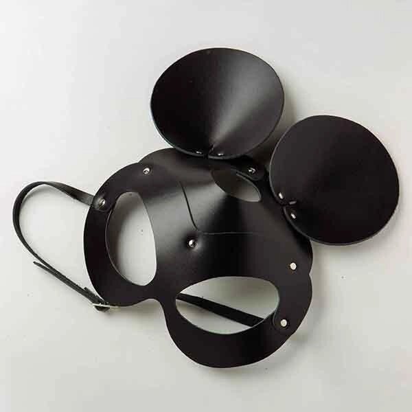 Маска Mickey Mouse Leather, Black від компанії Інтернет магазин Персик - фото 1