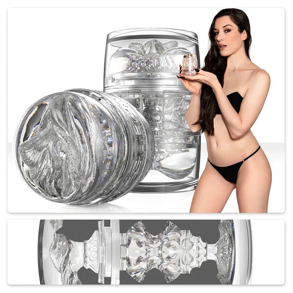 Мастурбатор двосторонній Fleshlight Quickshot Stoya з імітацією вагіни та ануса, прозорий від компанії Інтернет магазин Персик - фото 1