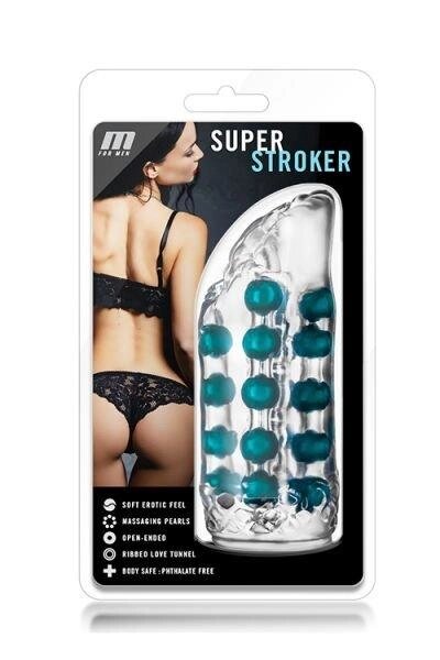 Мастурбатор M FOR MEN SUPERSTROKER CLEAR від компанії Інтернет магазин Персик - фото 1