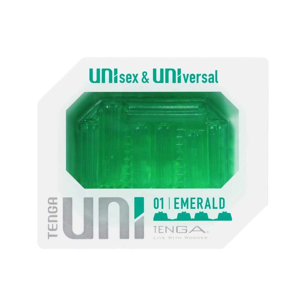 Мастурбатор Tenga UNI Emerald від компанії Інтернет магазин Персик - фото 1