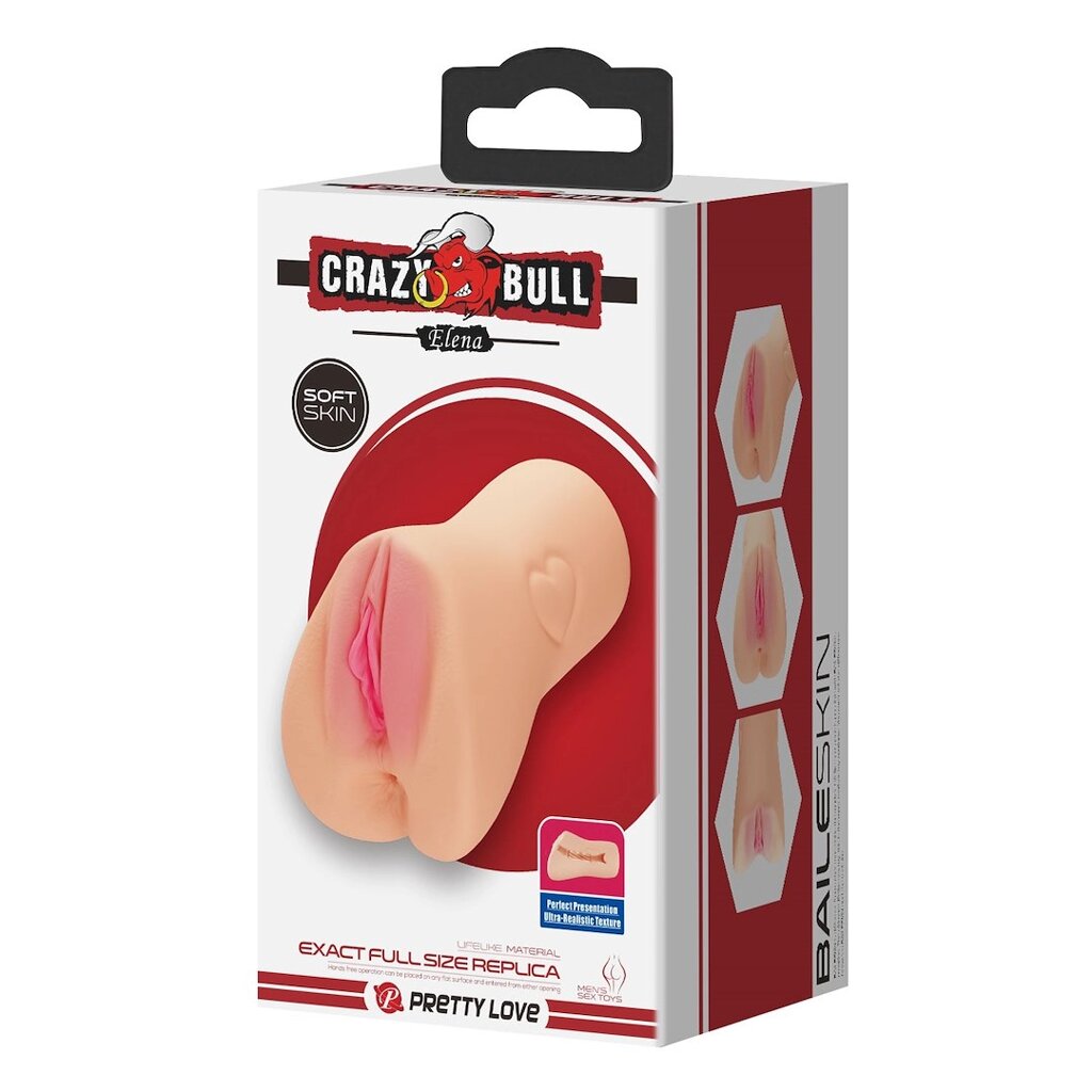 Мастурбатор вагіна Crazy Bull - Elena soft skin, BM-009238N від компанії Інтернет магазин Персик - фото 1