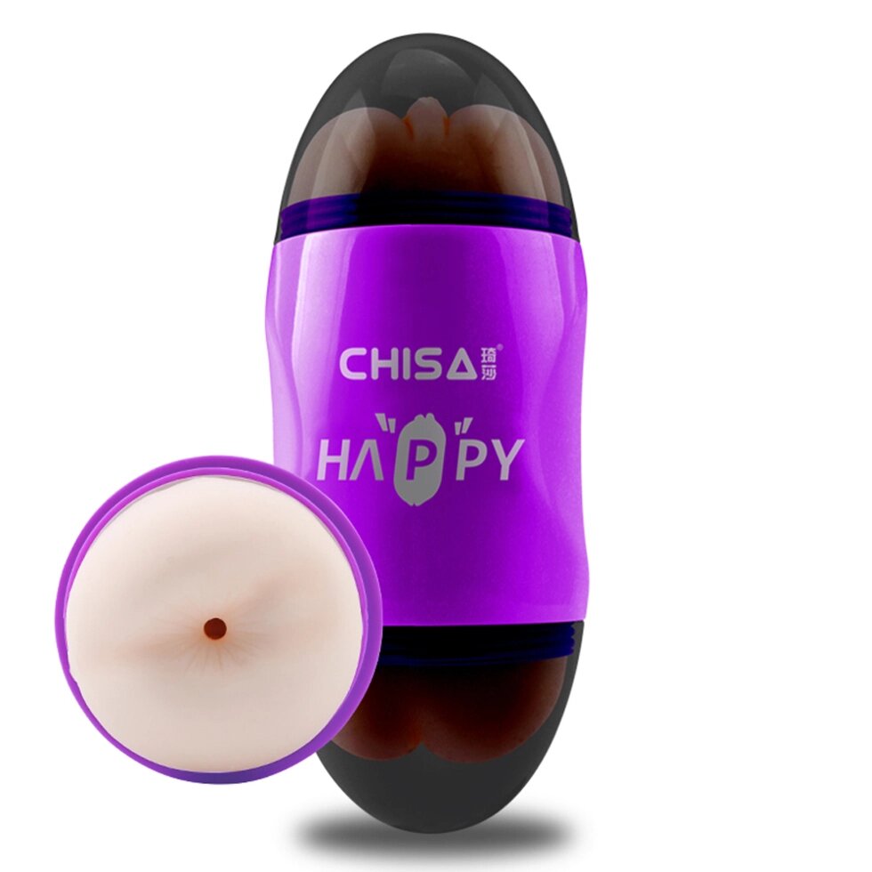 Мастурбатор вагіна і анус - Chisa Happy Cup Pussy Ass Masturbator від компанії Інтернет магазин Персик - фото 1