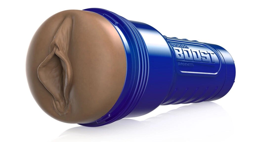 Мастурбатор вагина в колбі Fleshlight Boost Bang MD Flesh (RP), коричневий від компанії Інтернет магазин Персик - фото 1