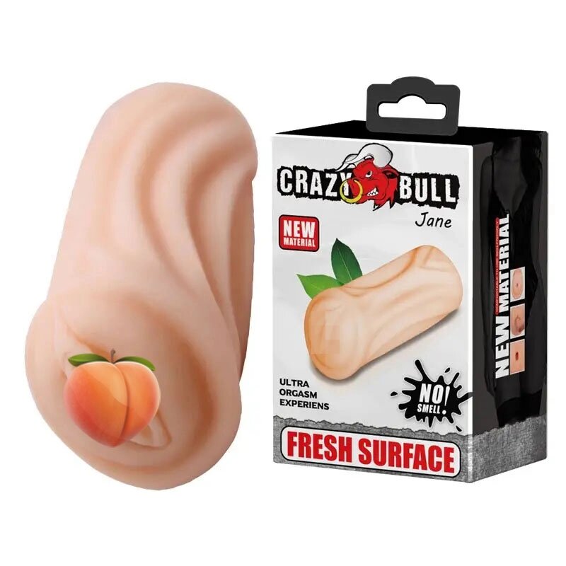 Мастурбатор вагіна з киберкожи Crazy Bull JANE від компанії Інтернет магазин Персик - фото 1
