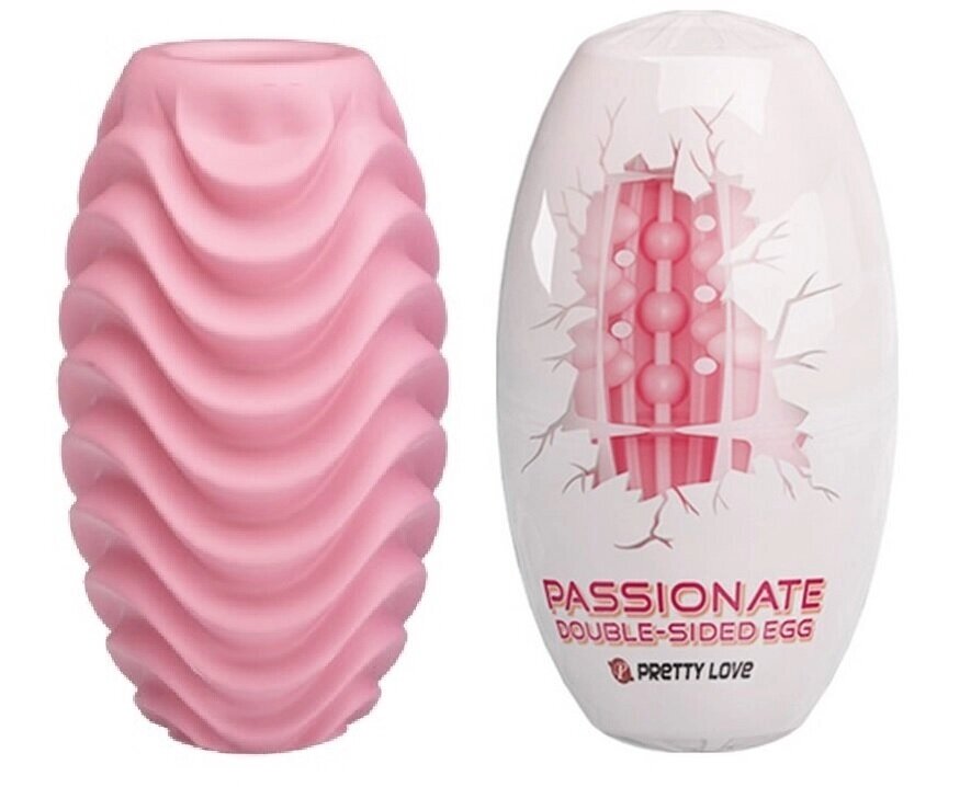 Мастурбатор яйце Pretty Love - Passionate Double-Sided EGG, BI-014832-1 від компанії Інтернет магазин Персик - фото 1