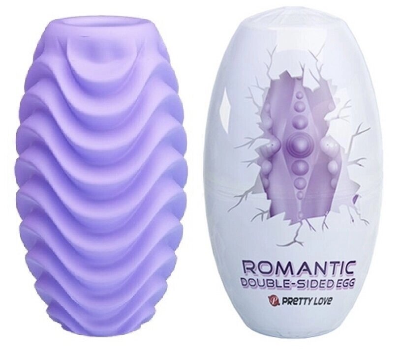 Мастурбатор яйце Pretty Love - Romantic Double-Sided EGG, BI-014832-2 від компанії Інтернет магазин Персик - фото 1