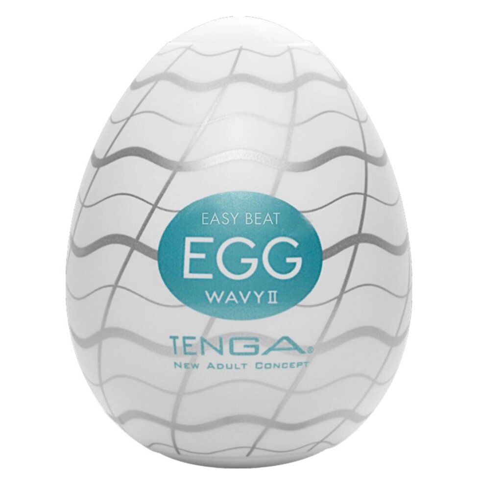 Мастурбатор Яйце Тенга яйце хвилястий II (хвилястий) від компанії Інтернет магазин Персик - фото 1