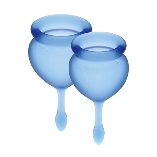 Менструальні чаші Satisfyer Feel good Menstrual Cup (dark blue) від компанії Інтернет магазин Персик - фото 1