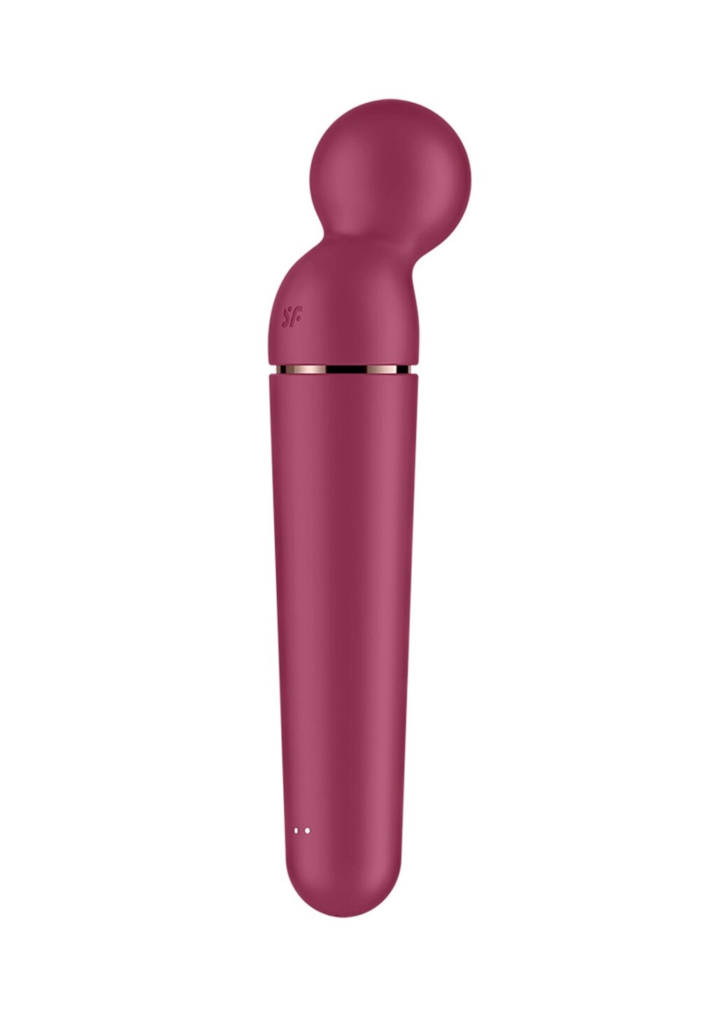 Мікрофон Satisfyer Planet Wand-er для масажу та точкової стимуляції ерогенних зон, бордовий від компанії Інтернет магазин Персик - фото 1