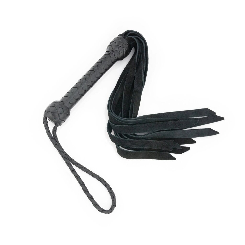 Міні флогер Mini 36 Tail Flogger Suede/Ploished Leather 18" від компанії Інтернет магазин Персик - фото 1