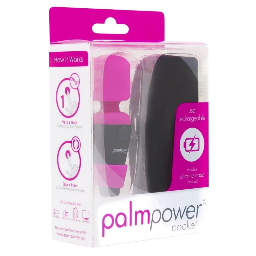 Міні вібромасажер інтимних зон PalmPower Pocket від компанії Інтернет магазин Персик - фото 1