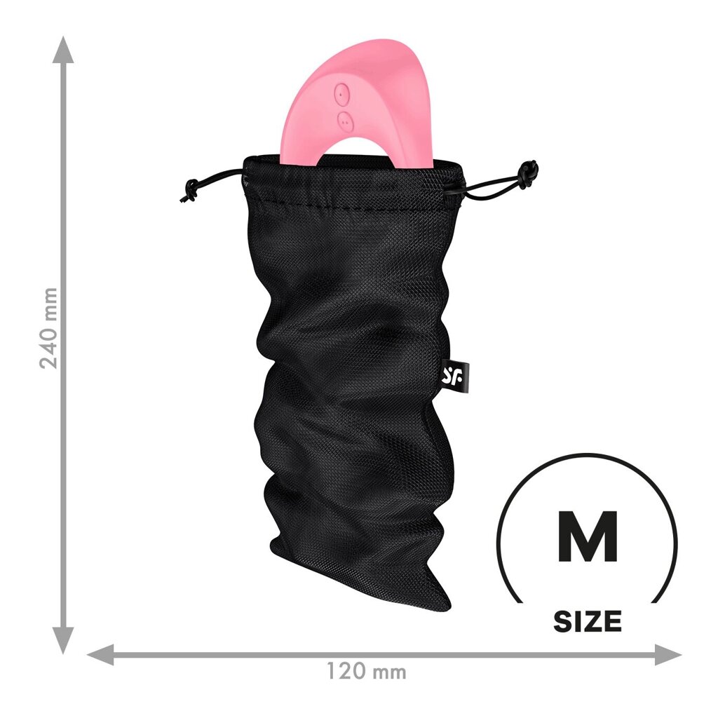 Мішечок для зберігання іграшок Satisfyer Treasure Bag M Black від компанії Інтернет магазин Персик - фото 1