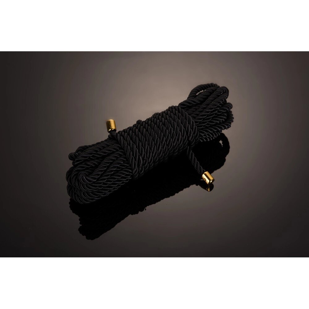 Мотузка з невольною мотузкою, обмежена мотузкою неволі, чорний, 10 м від компанії Інтернет магазин Персик - фото 1