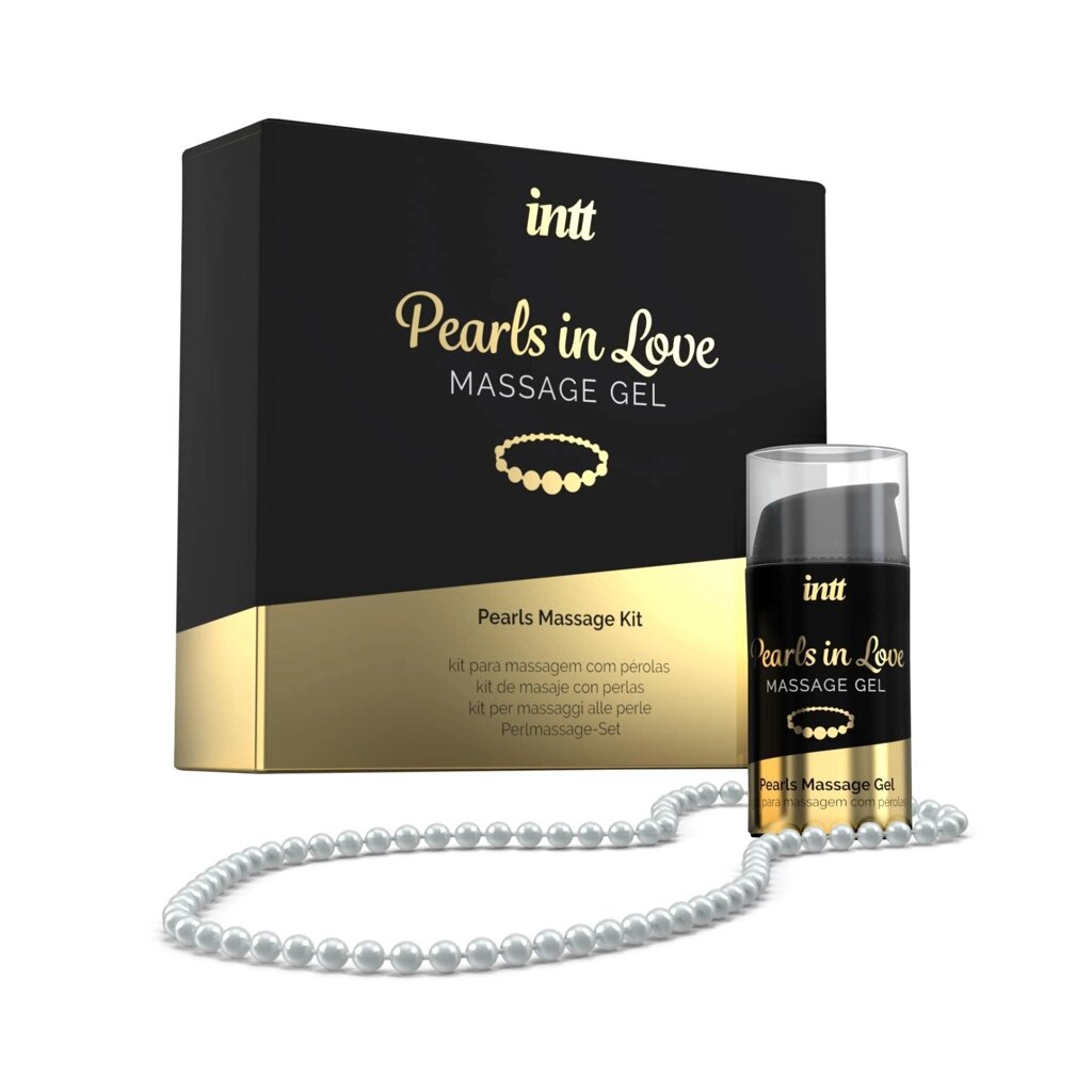 Набір для перлового масажу Intt Pearls in Love (м'ята упаковка !!!) від компанії Інтернет магазин Персик - фото 1