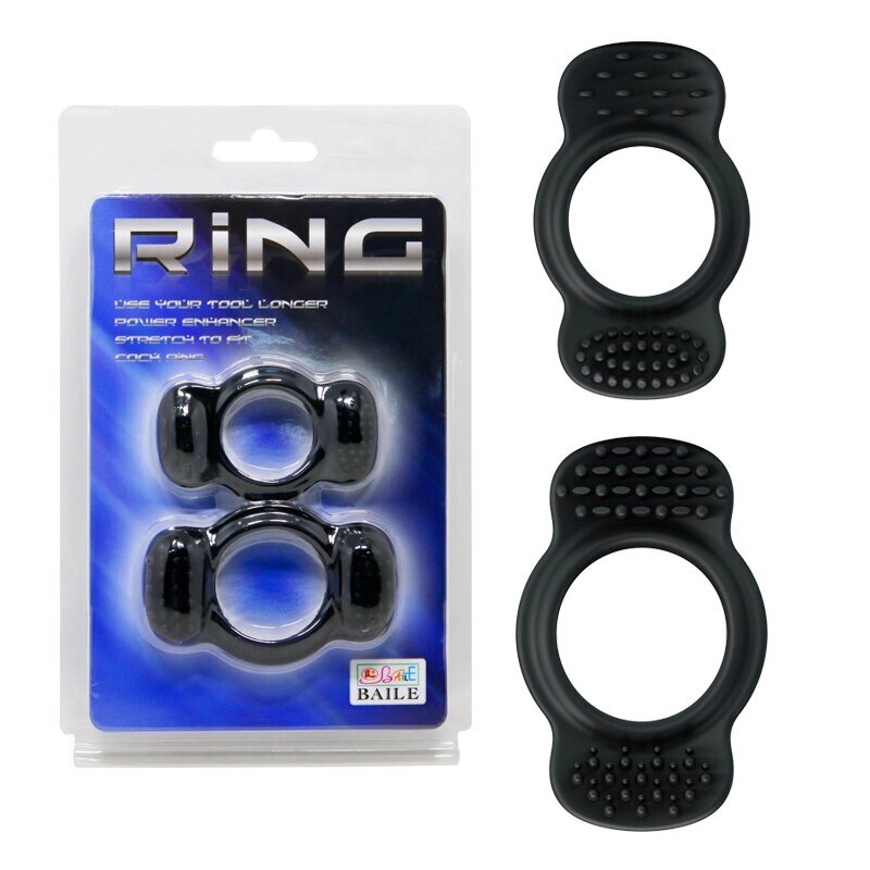 Набір ерекційних кілець RING BI-210171 від компанії Інтернет магазин Персик - фото 1