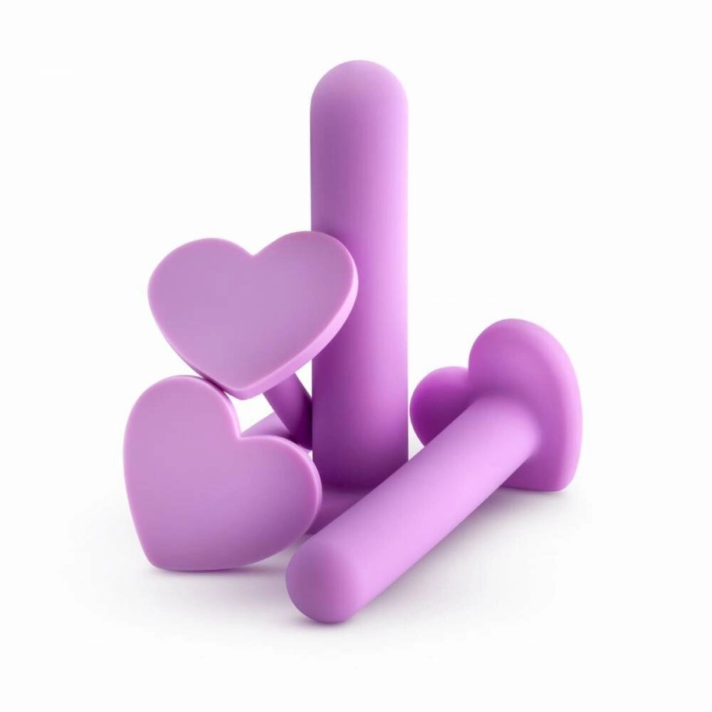 Набір фалоімітаторів нереалістичних Blush фіолетовий від компанії Інтернет магазин Персик - фото 1