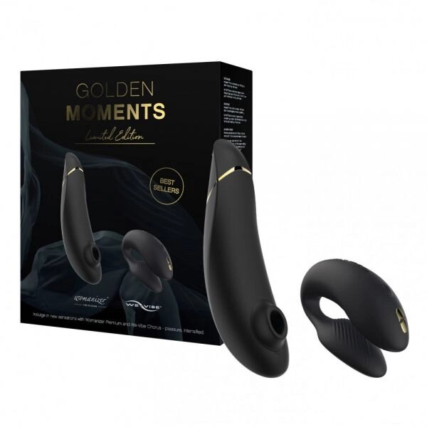 Набір Golden Moments Collection Womanizer Premium + We-Vibe Chorus від компанії Інтернет магазин Персик - фото 1