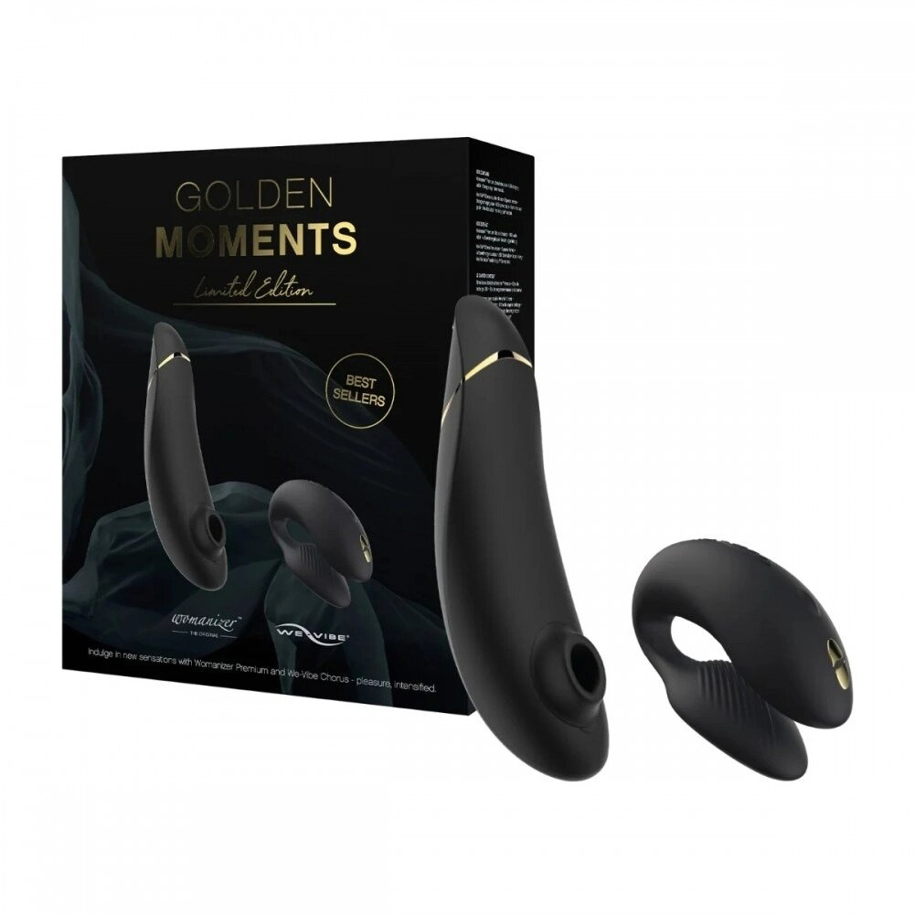 Набір іграшок Golden Moments Collection 2 Womanizer Premium 2 + We-Vibe Chorus від компанії Інтернет магазин Персик - фото 1