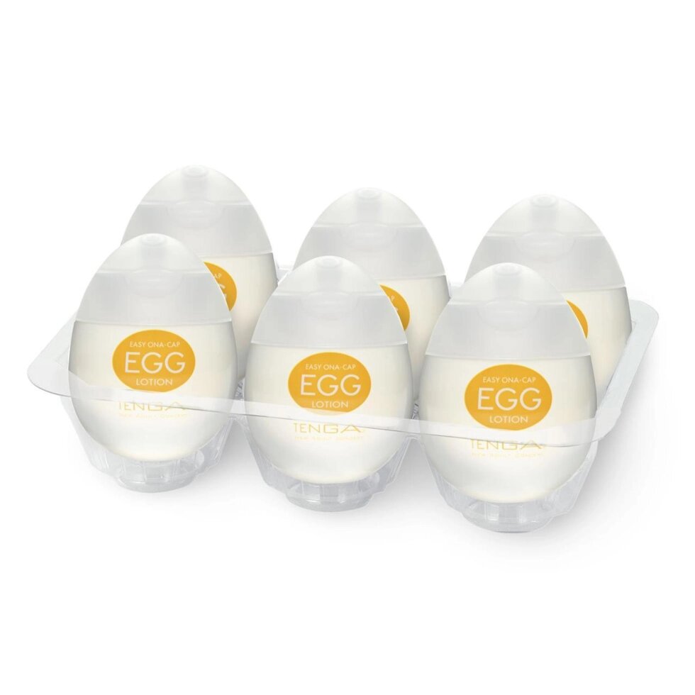 Набір лубрикантов Tenga Egg Lotion (6 шт по 65 мл) від компанії Інтернет магазин Персик - фото 1