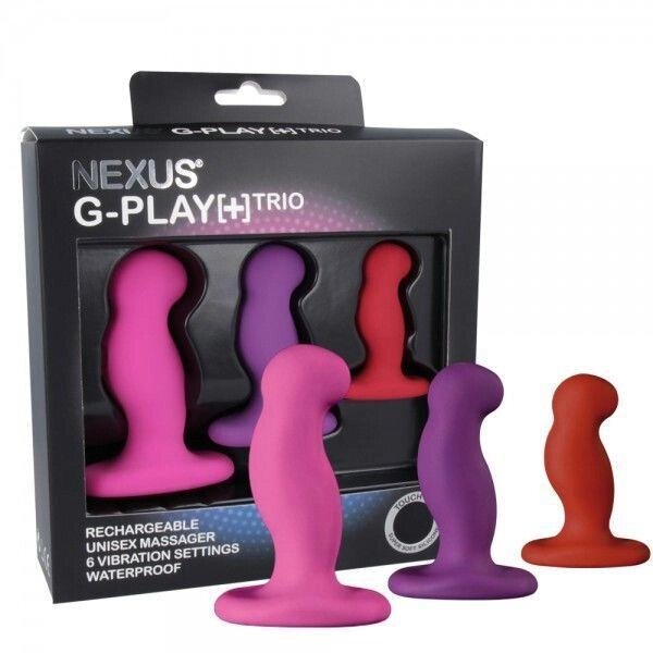 Набір масажерів простати Nexus G-Play Trio Plus від компанії Інтернет магазин Персик - фото 1