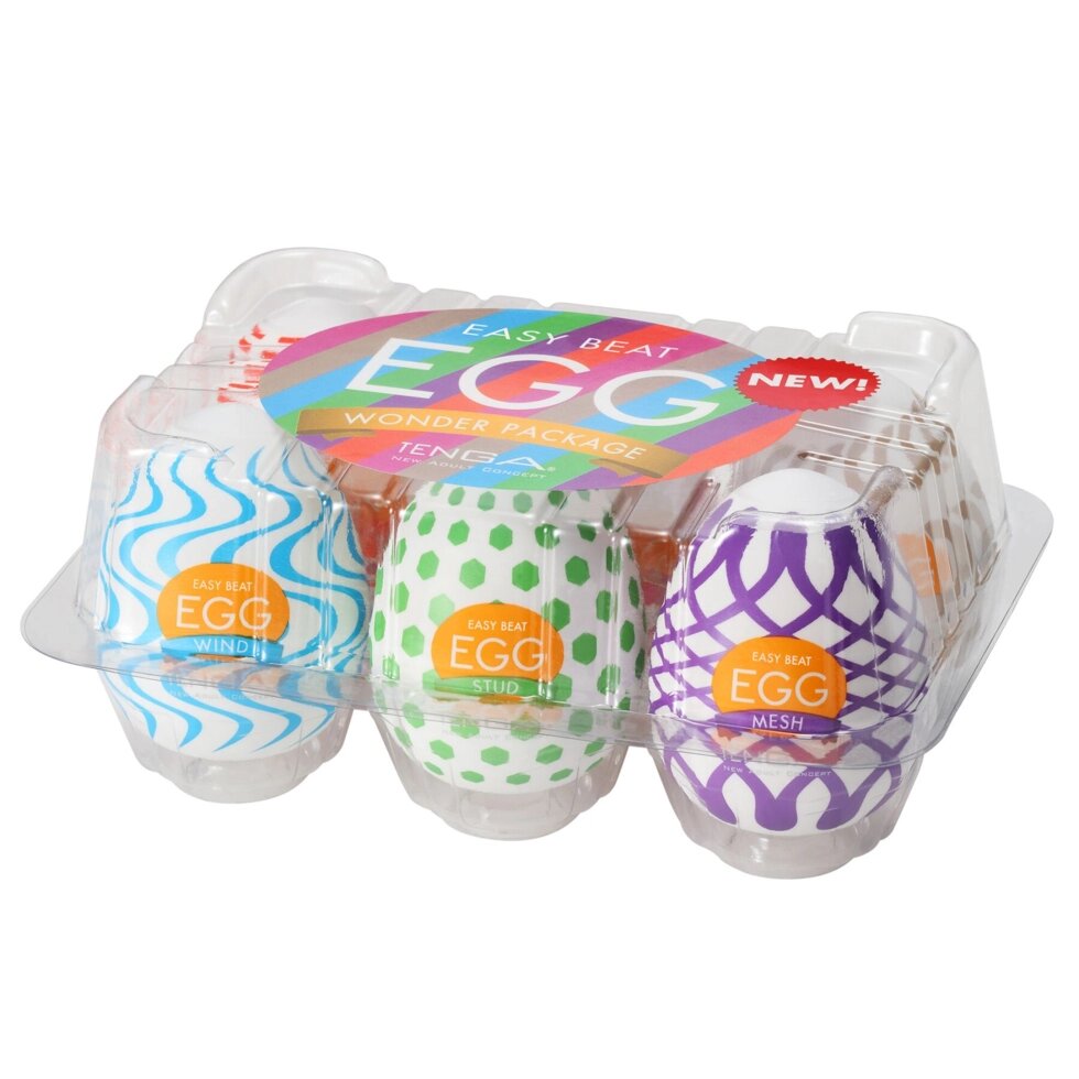 Набір Tenga яєць Wonder Pack (6 яєць) від компанії Інтернет магазин Персик - фото 1