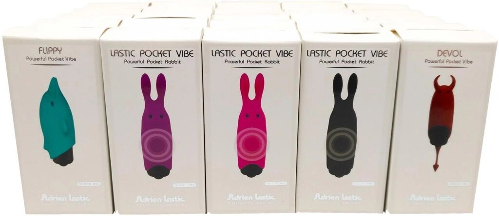 Набір вібраторів Adrien Lastic Pocket Vibe (25 штук) від компанії Інтернет магазин Персик - фото 1