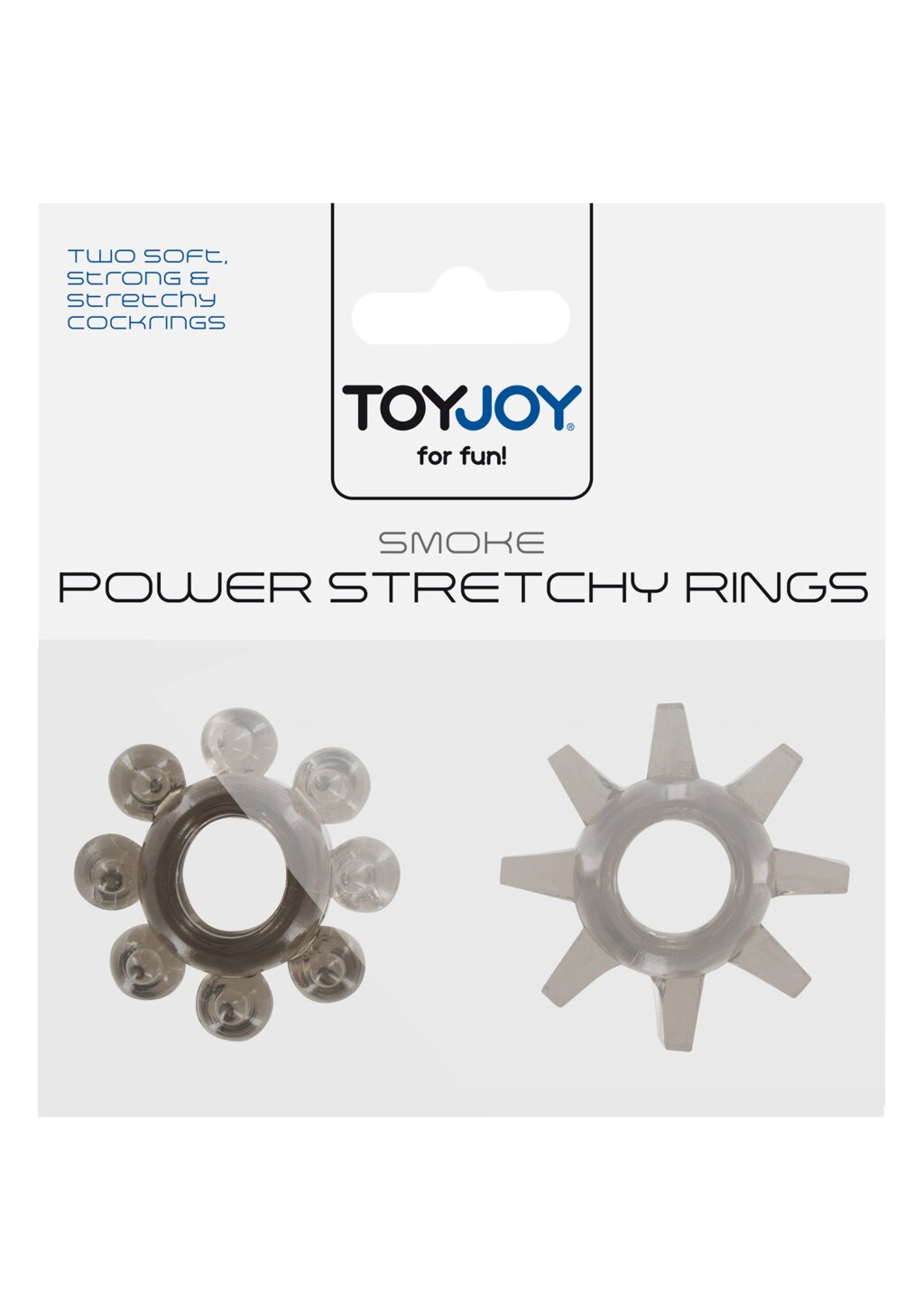 Набір з 2 шт. Кілець до іграшки Penis Joy - Power Exhrty Rings 2pcs Grey, 10459 -grey від компанії Інтернет магазин Персик - фото 1