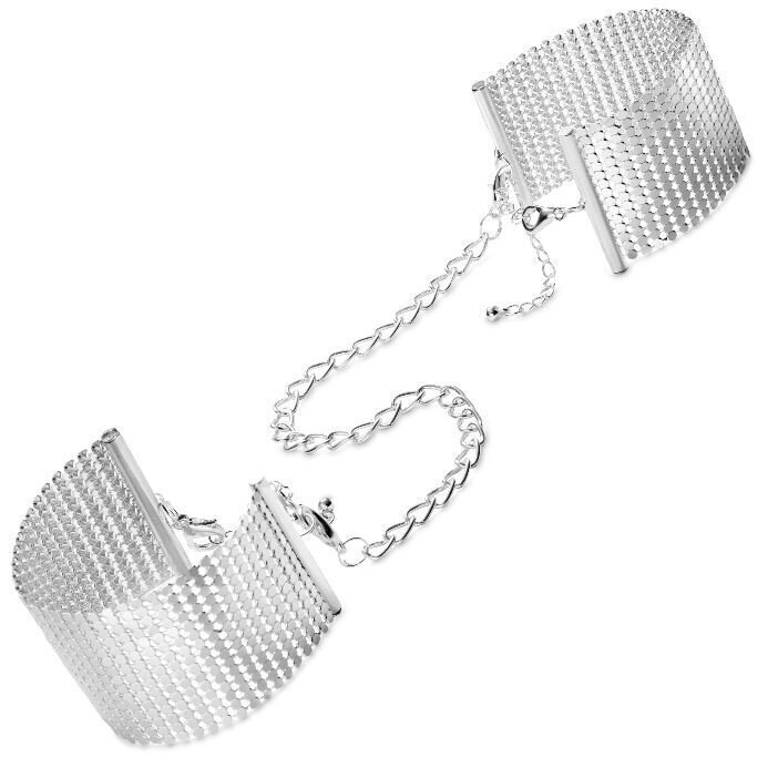 Наручники Bijoux Indiscrets Desir Metalique Наруки - срібло, металеві, стильні браслети від компанії Інтернет магазин Персик - фото 1
