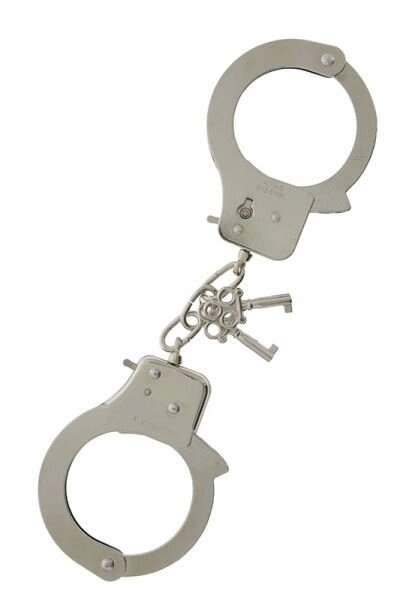 Наручники, Large Metal Handcuffs with Keys від компанії Інтернет магазин Персик - фото 1